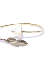 Priyaasi Gold-Polished Cuff Bracelet For Girls & Women - Swadesiicart