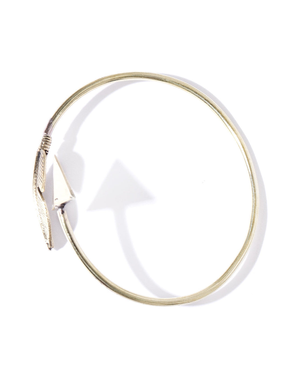 Priyaasi Gold-Polished Cuff Bracelet For Girls & Women - Swadesiicart