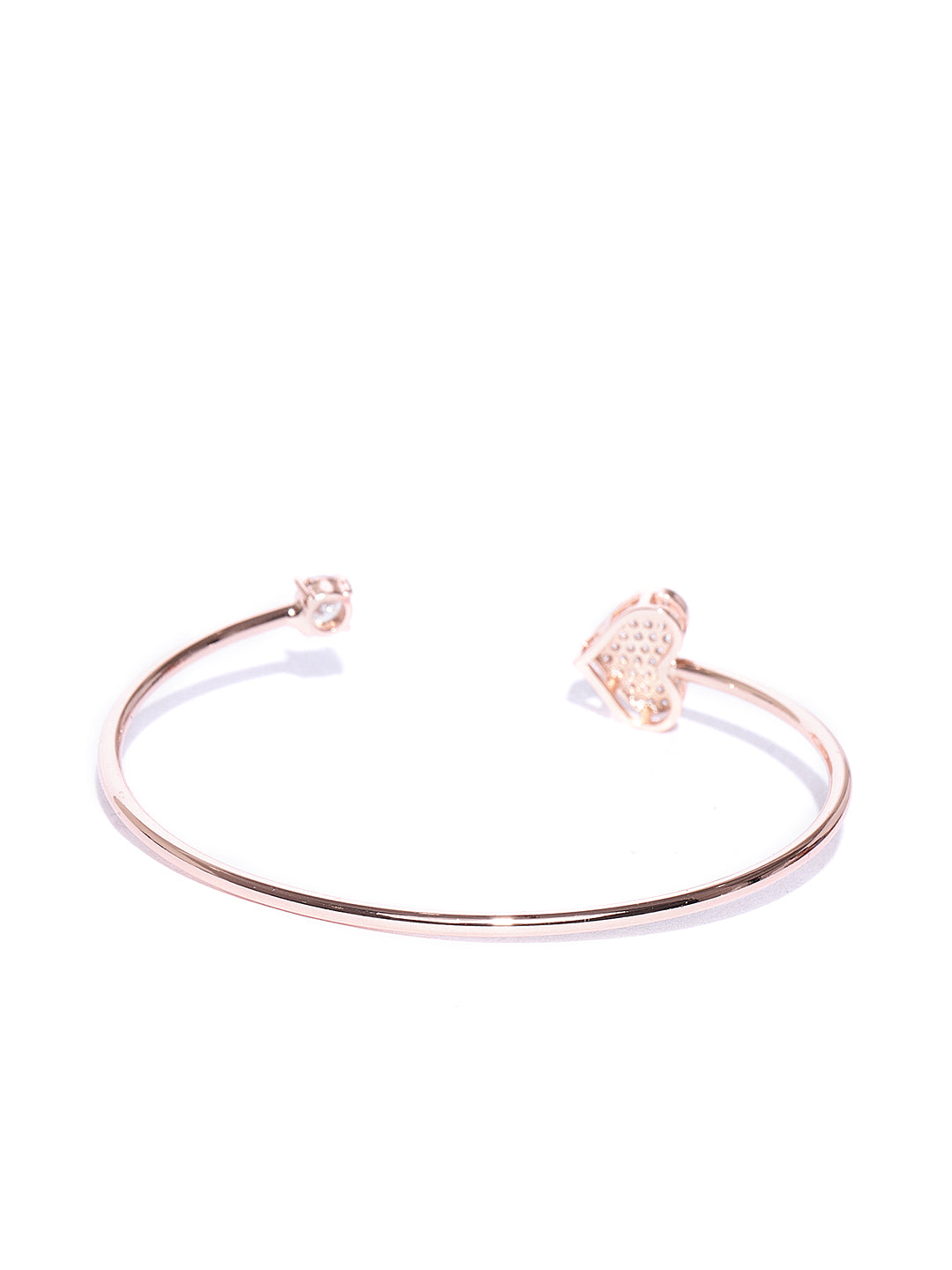 Priyaasi Gold Tone Open Adjustable Fashion Cuff Bracelet Bangle For Women And Girls - Swadesiicart
