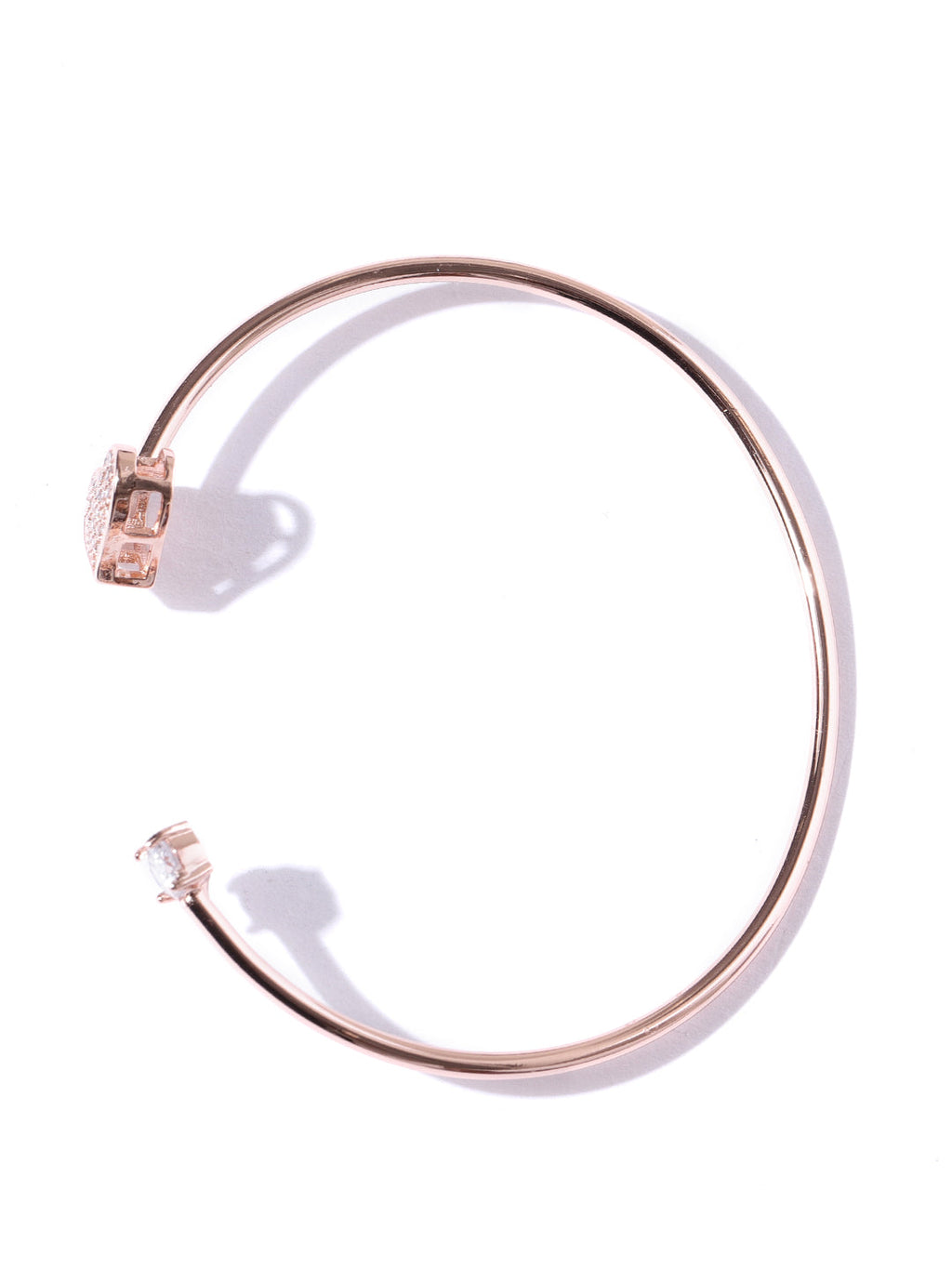 Priyaasi Gold Tone Open Adjustable Fashion Cuff Bracelet Bangle For Women And Girls - Swadesiicart