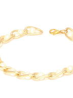 Priyaasi Women Pearl Gold-Polished Linked Bracelet - Swadesiicart