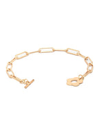 Priyaasi Women Rose Gold-Polished Floral Link Bracelet - Swadesiicart