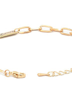 Priyaasi Women Contemparory Stones Rose Gold-Polished Link Bracelet - Swadesiicart