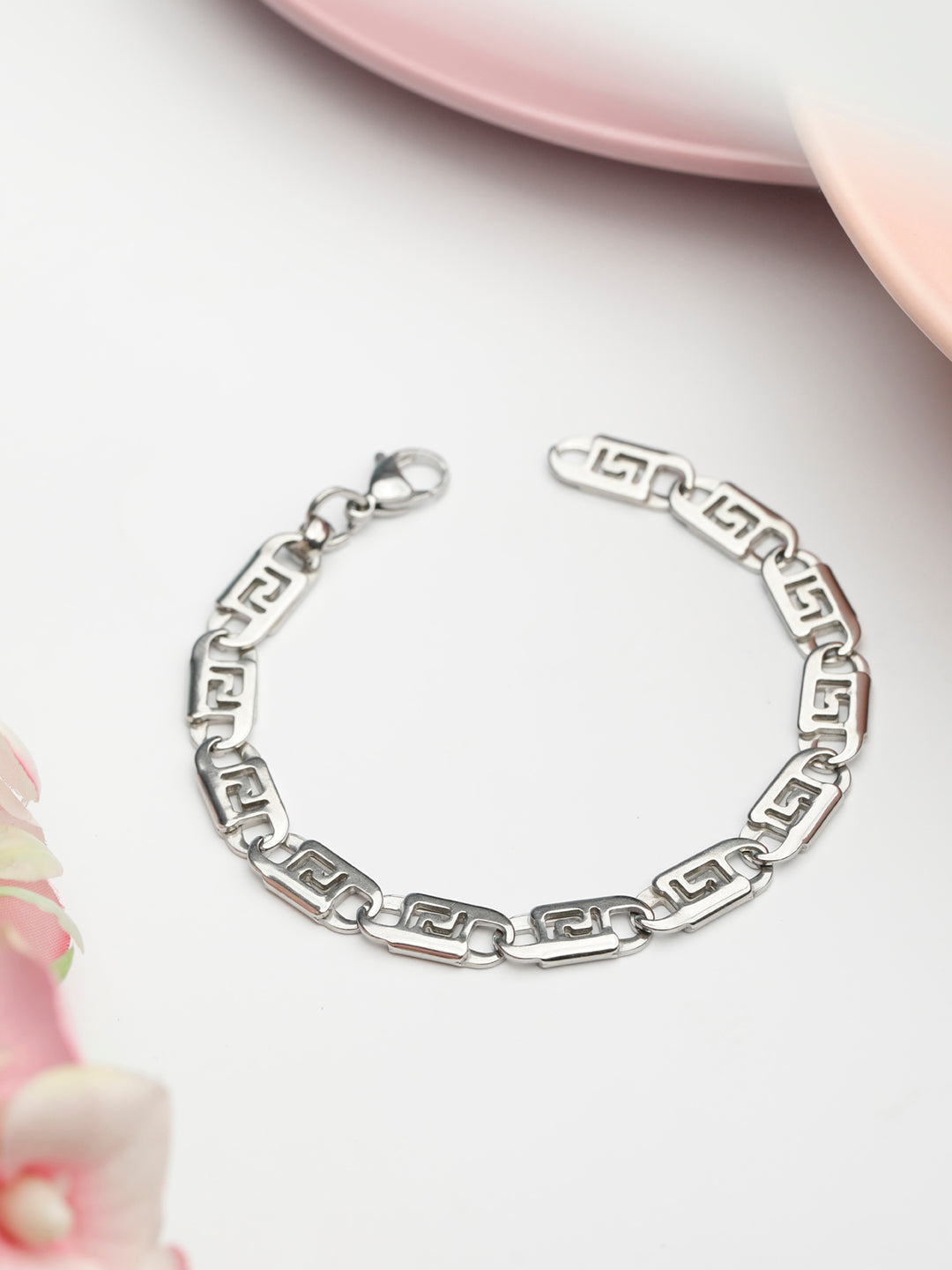 Priyaasi Women Contemparory Sliver Plated Link Bracelet - Noz2Toz