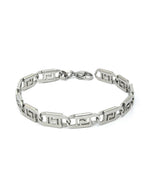 Priyaasi Women Contemparory Sliver Plated Link Bracelet - Swadesiicart