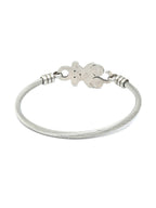 Priyaasi Women Silver Plated Teddy Bear Bangle-Style Bracelet - Swadesiicart
