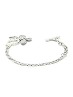 Priyaasi Women Contemparory Silver Plated Butterfly Link Bracelet - Swadesiicart