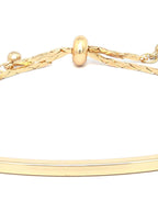 Priyaasi Women Contemparory Stones Gold-Polished Link Bracelet - Swadesiicart