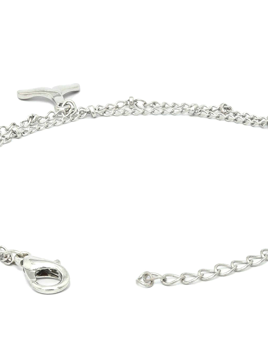 Priyaasi Women Silver Plated Fishtail Link Bracelet - Swadesiicart
