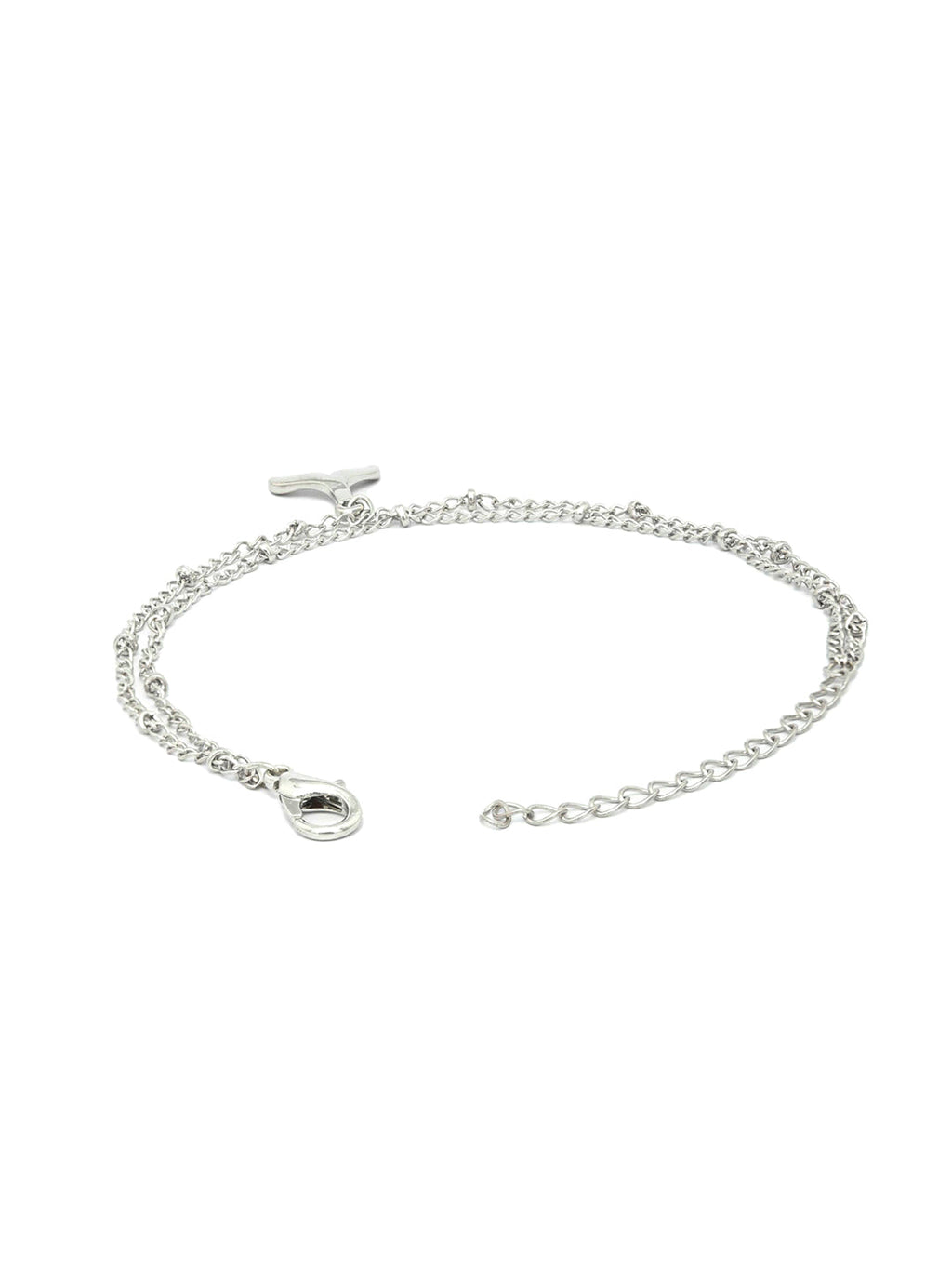 Priyaasi Women Silver Plated Fishtail Link Bracelet - Swadesiicart