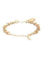 Priyaasi Women Pearls Gold-Polished Link Bracelet - Swadesiicart