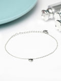 Priyaasi Women Contemporary Silver Plated Little Heart Link Bracelet - Noz2Toz