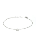 Priyaasi Women Contemporary Silver Plated Little Heart Link Bracelet - Swadesiicart