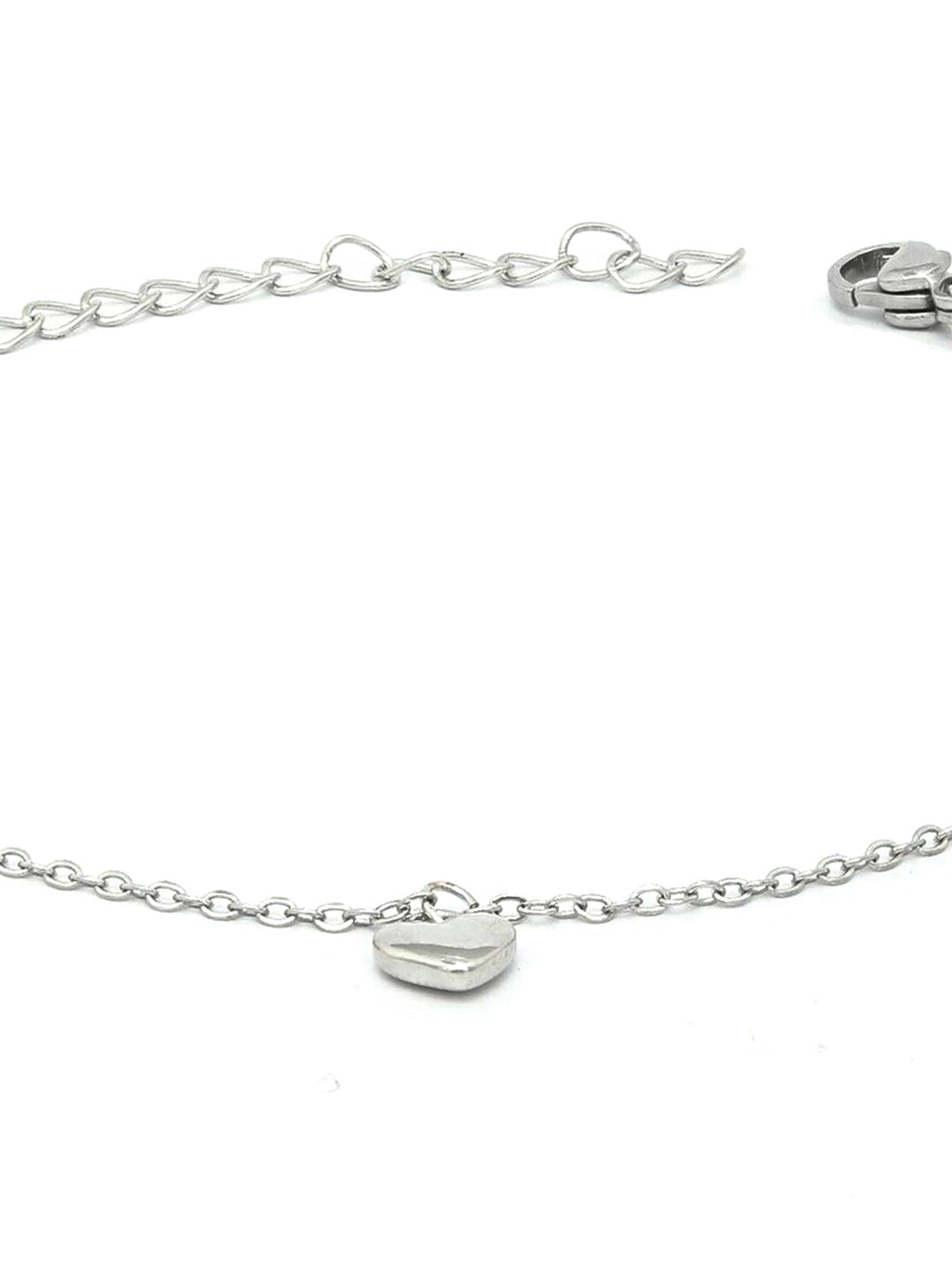 Priyaasi Women Contemporary Silver Plated Little Heart Link Bracelet - Swadesiicart