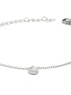 Priyaasi Women Contemporary Silver Plated Little Heart Link Bracelet - Swadesiicart