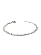 Priyaasi Women Western Silver Plated Link Bracelet - Swadesiicart