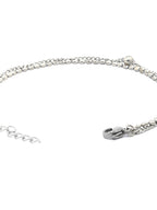 Priyaasi Women Western Silver Plated Link Bracelet - Swadesiicart