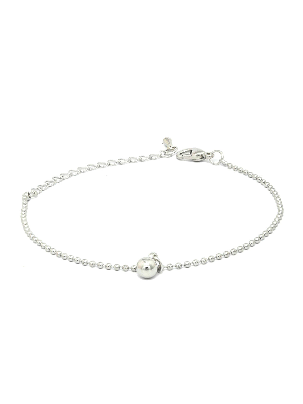 Priyaasi Women Contemporary Silver Plated Link Bracelet - Swadesiicart