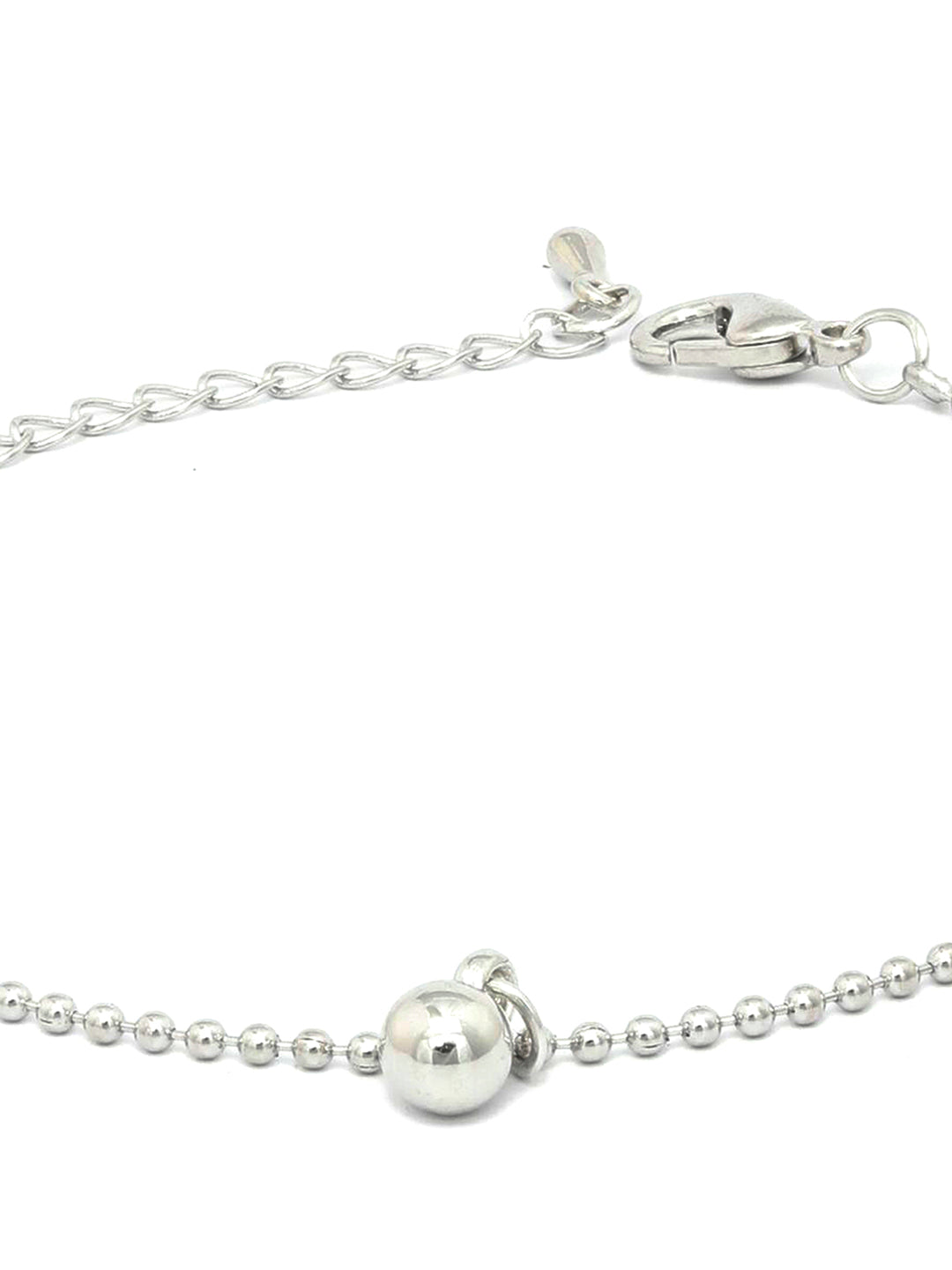 Priyaasi Women Contemporary Silver Plated Link Bracelet - Swadesiicart