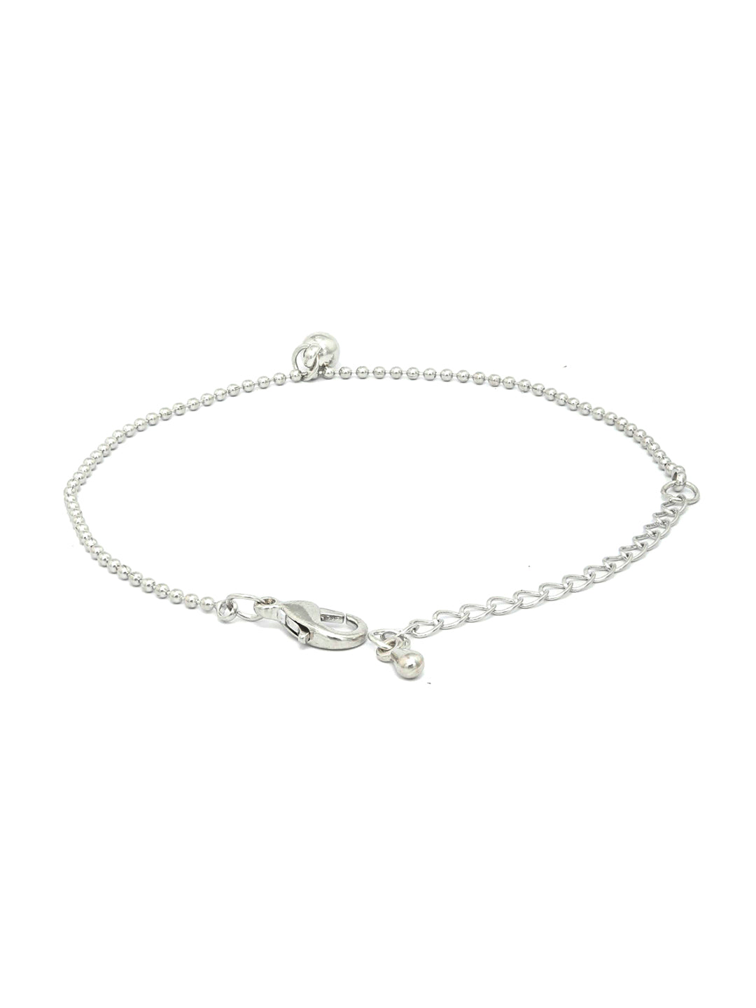 Priyaasi Women Contemporary Silver Plated Link Bracelet - Swadesiicart