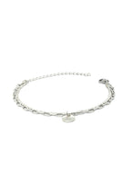 Priyaasi Women Silver Plated Love Link Bracelet - Swadesiicart