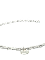 Priyaasi Women Silver Plated Love Link Bracelet - Swadesiicart