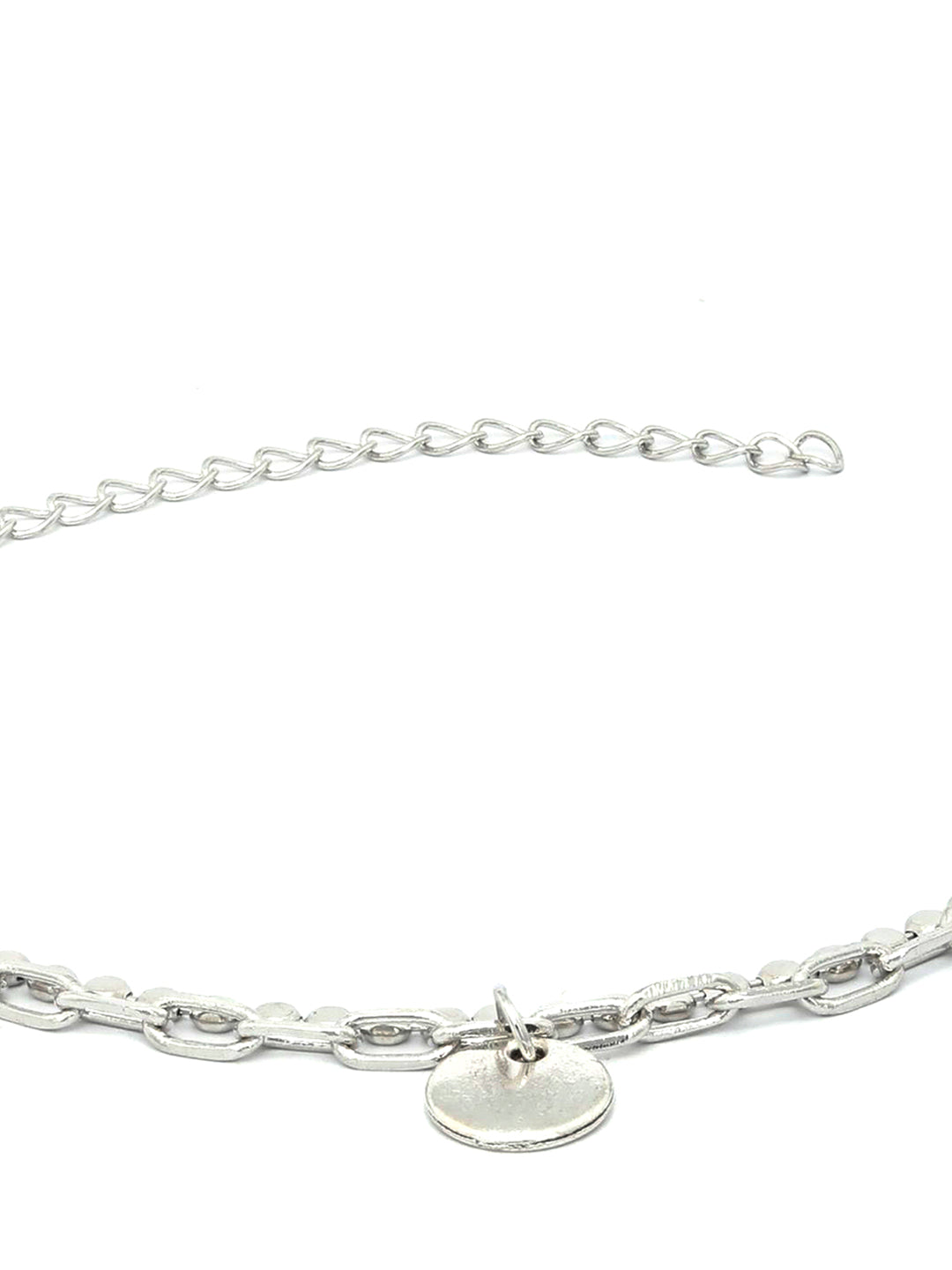 Priyaasi Women Silver Plated Love Link Bracelet - Swadesiicart