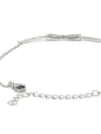 Priyaasi Women Contemparory Stones Silver Plated Link Bracelet - Swadesiicart