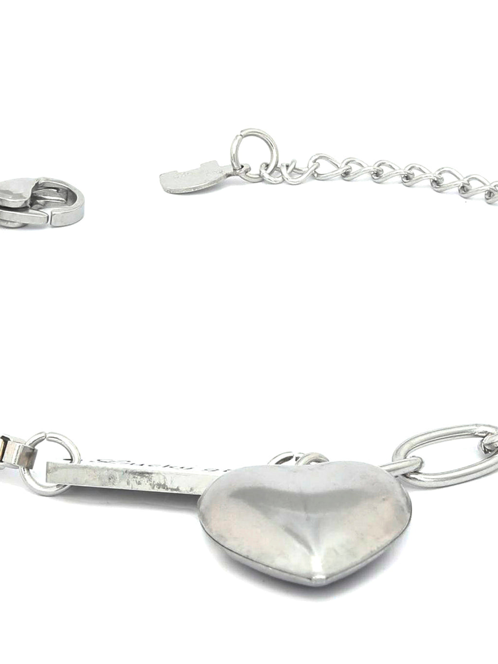 Priyaasi Women Charmer-Silver Plated Heart Link Bracelet - Swadesiicart