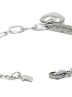 Priyaasi Women Charmer-Silver Plated Heart Link Bracelet - Swadesiicart