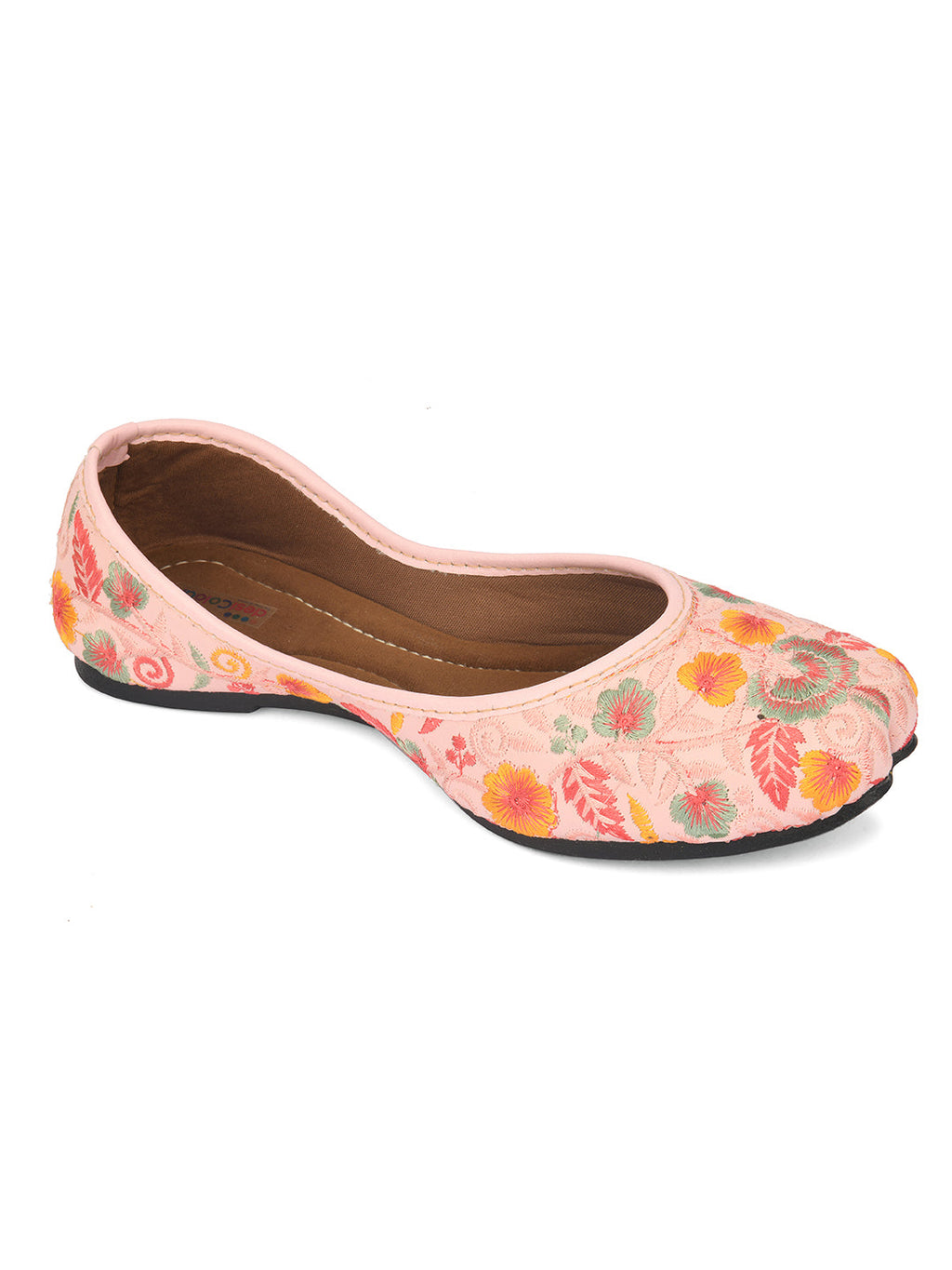 Desi Colour Women Indian Ethnic Footwear-Cushioned Brown Polish | Grocsy