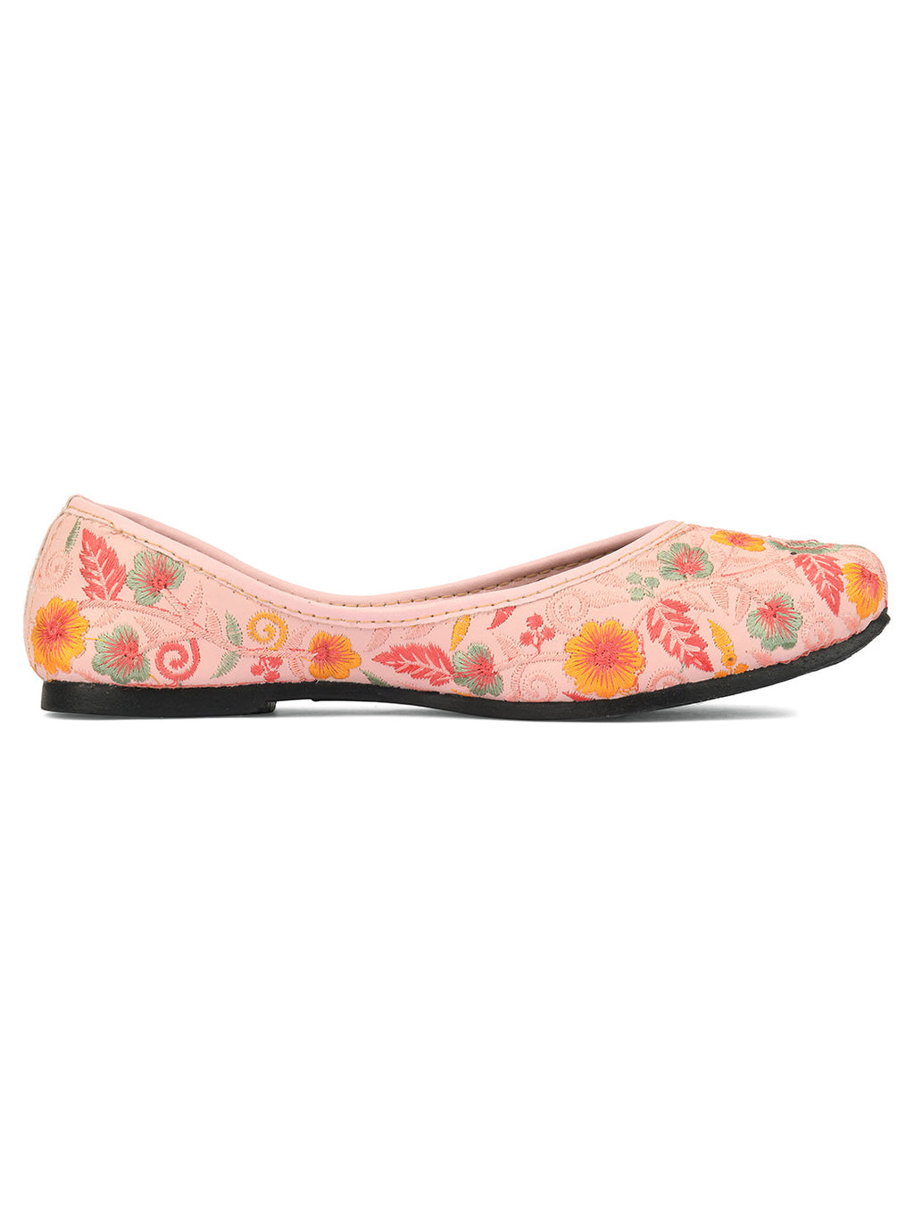 Desi Colour Women Indian Ethnic Footwear-Cushioned Brown Polish | Grocsy