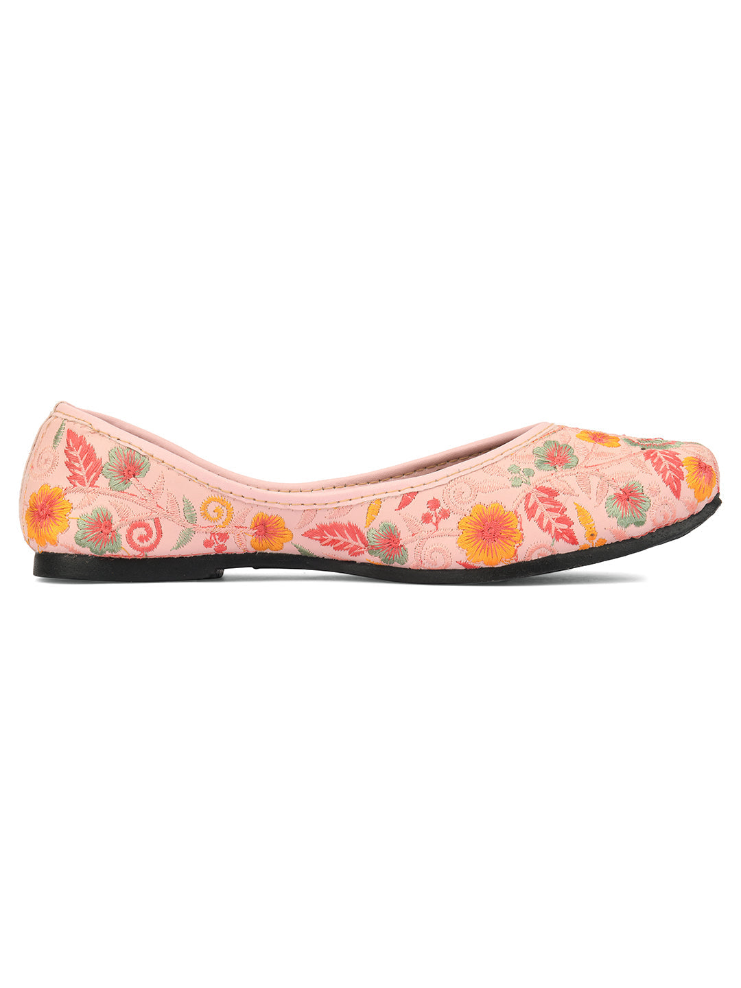 Desi Colour Women Indian Ethnic Footwear-Cushioned Brown Polish | Grocsy