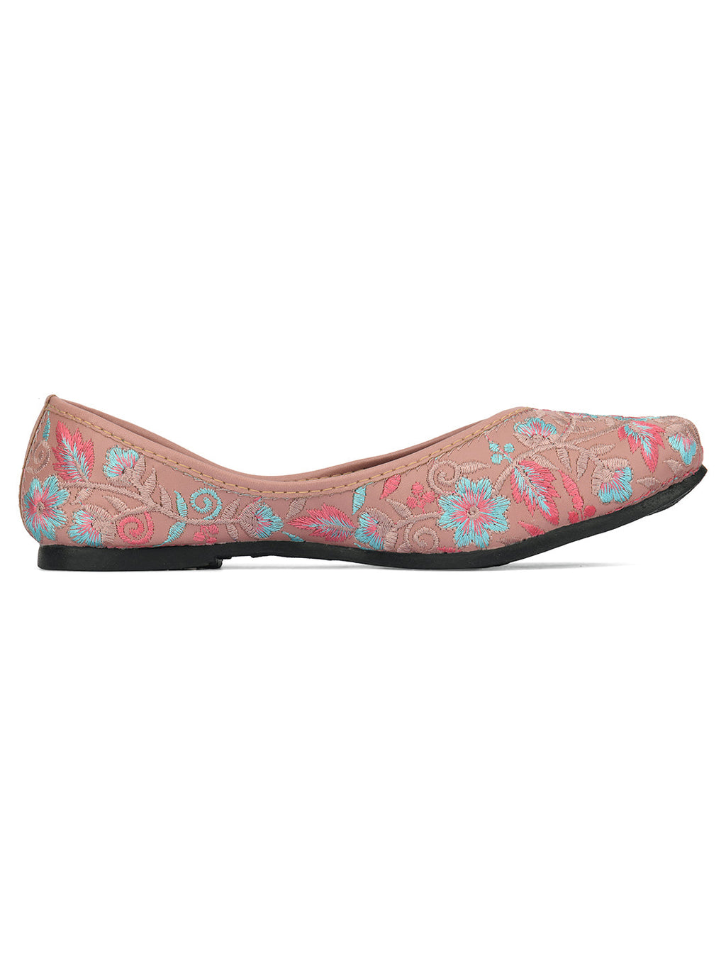 Desi Colour Women Indian Ethnic Footwear-Ultra Comfortable -Peach | Grocsy