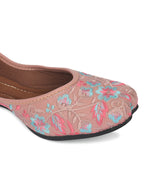 Desi Colour Women Indian Ethnic Footwear-Ultra Comfortable -Peach | Grocsy