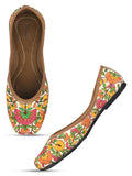 Desi Colour Women Indian Ethnic Footwear-Cushioned Multicolour | Grocsy