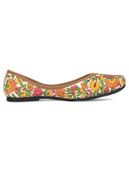 Desi Colour Women Indian Ethnic Footwear-Cushioned Multicolour | Grocsy