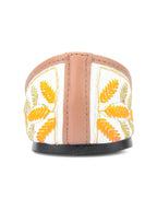 Desi Colour Women Indian Ethnic Footwear-Yellow Leaves | Grocsy