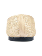 Desi Colour Women Indian Ethnic Footwear-Gold Front Flip | Grocsy