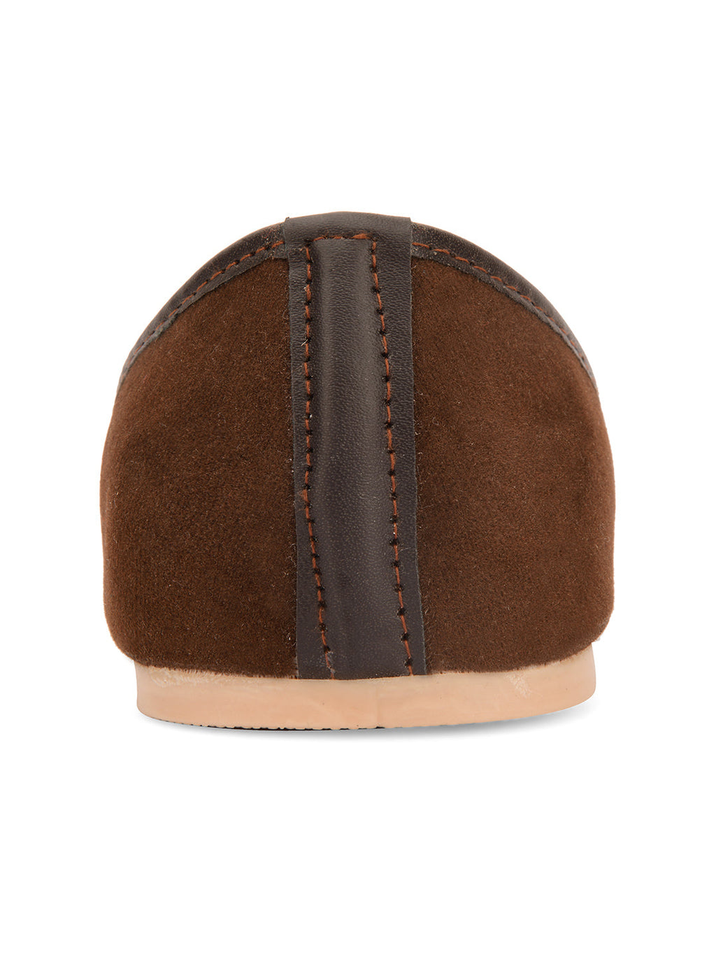 Desi Colour Women Indian Ethnic Footwear-Basic Suede -Brown | Grocsy