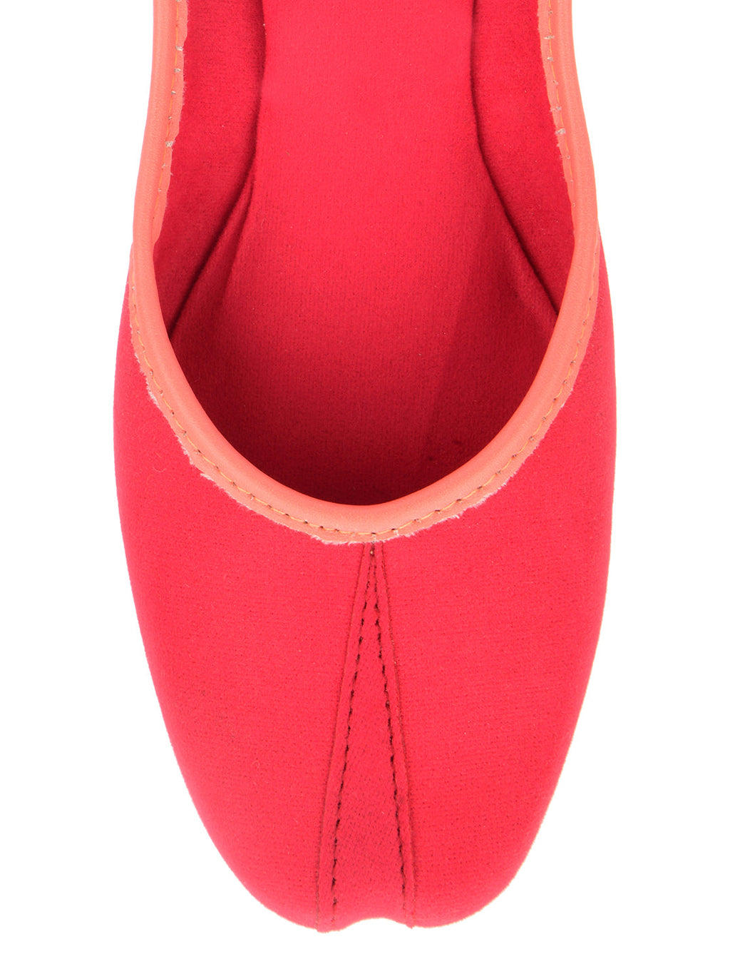 Desi Colour Women Indian Ethnic Footwear-Basic Suede -Pink | Grocsy