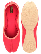 Desi Colour Women Indian Ethnic Footwear-Basic Suede -Pink | Grocsy