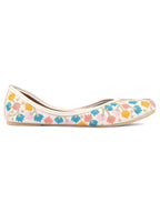 Desi Colour Women Indian Ethnic Footwear-Multi Heavy Work-LR | Grocsy
