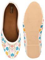 Desi Colour Women Indian Ethnic Footwear-Multi Heavy Work-LR | Grocsy