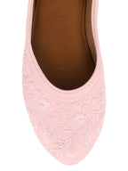 Desi Colour Women Indian Ethnic Footwear-Pink Heavy Work-LR | Grocsy