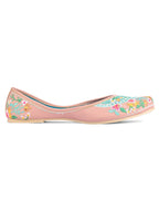 Desi Colour Women Indian Ethnic Footwear-Dual Colour Emb | Grocsy