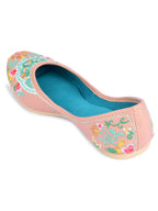 Desi Colour Women Indian Ethnic Footwear-Dual Colour Emb | Grocsy