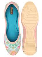Desi Colour Women Indian Ethnic Footwear-Dual Colour Emb | Grocsy