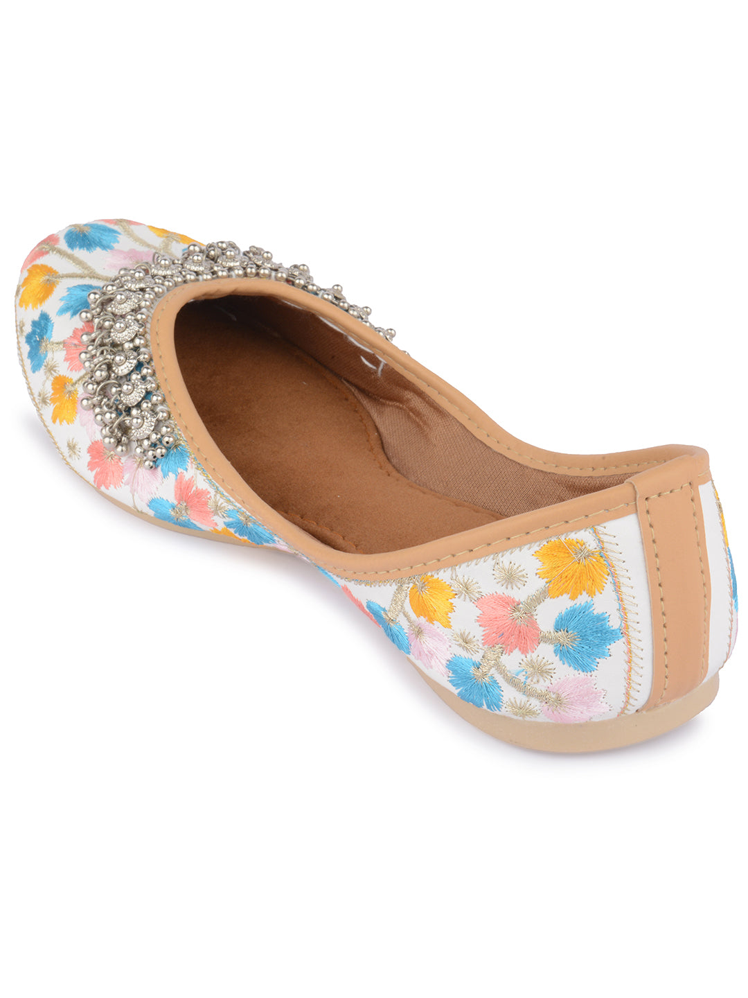 Desi Colour Women Indian Ethnic Footwear-Multi Gungroo | Grocsy