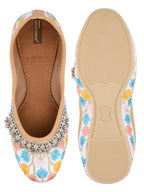 Desi Colour Women Indian Ethnic Footwear-Multi Gungroo | Grocsy
